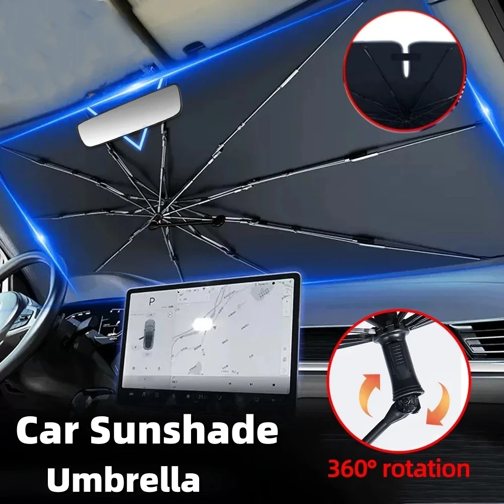 Windshield Sun Shade - Car Front Windshield Sunshade Heat Insulation