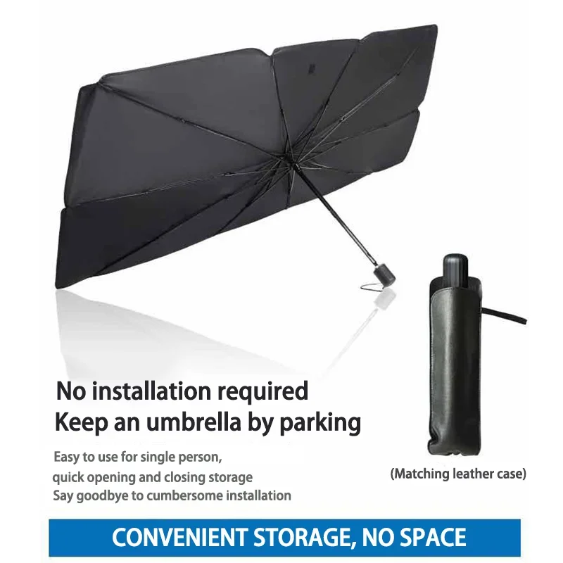 Windshield Sun Shade - Car Foldable Front Windshield Sunshades Interior