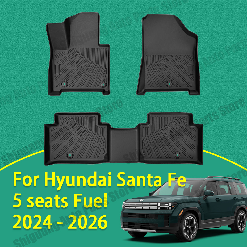 Car Floor Mat Rubber - Front Rear Car TPE Floor Mats
