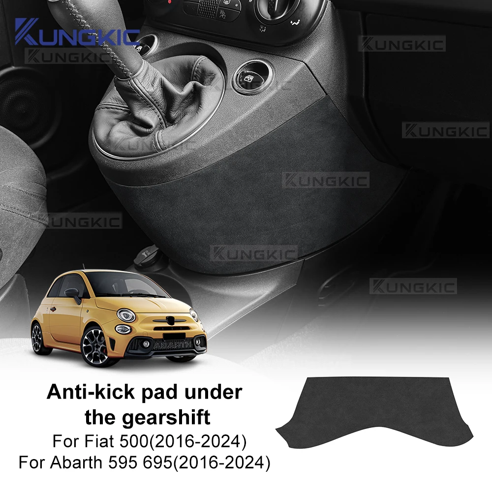 Car Accessories Low Price - Top Suede Sticker For Fiat 500