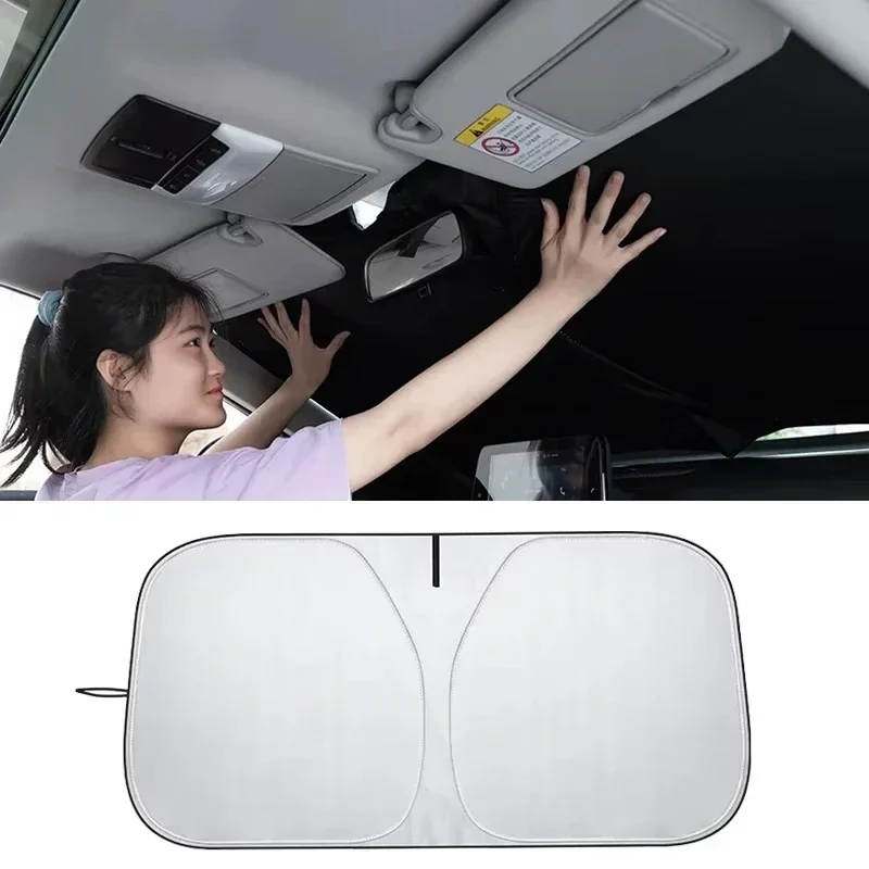 Windshield Sun Shade - Summer Car Front Window Sunshade Cover