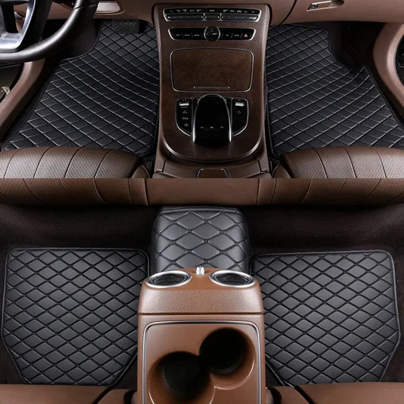 Car Floor Mats 5Pcs PU Leather - Car Floor Mat Rubber recension och pris