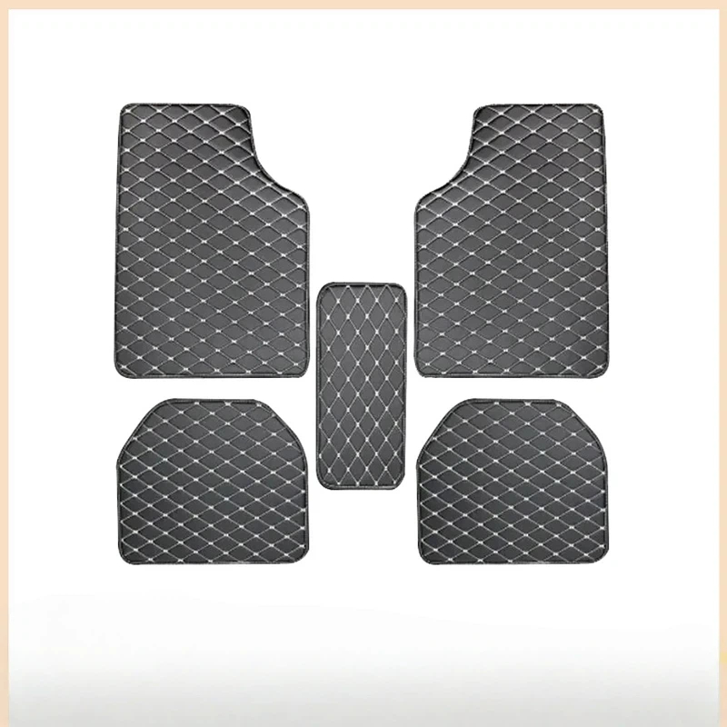 Car Floor Mats 5Pcs PU Leather - Car Floor Mat Rubber recension och pris
