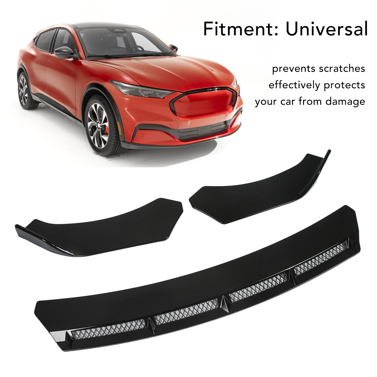 3pcs Car Front Bumper Lip Spoi - Car Accessories Lipa recension och pris