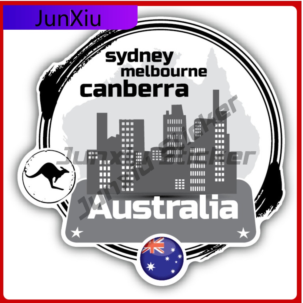 Australia Flag Grunge Stamp Ca - Car Accessories Australia recension och pris