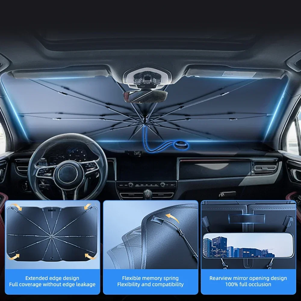 Car Windshield Sunshade Foldab - Windshield Sun Shade recension och pris