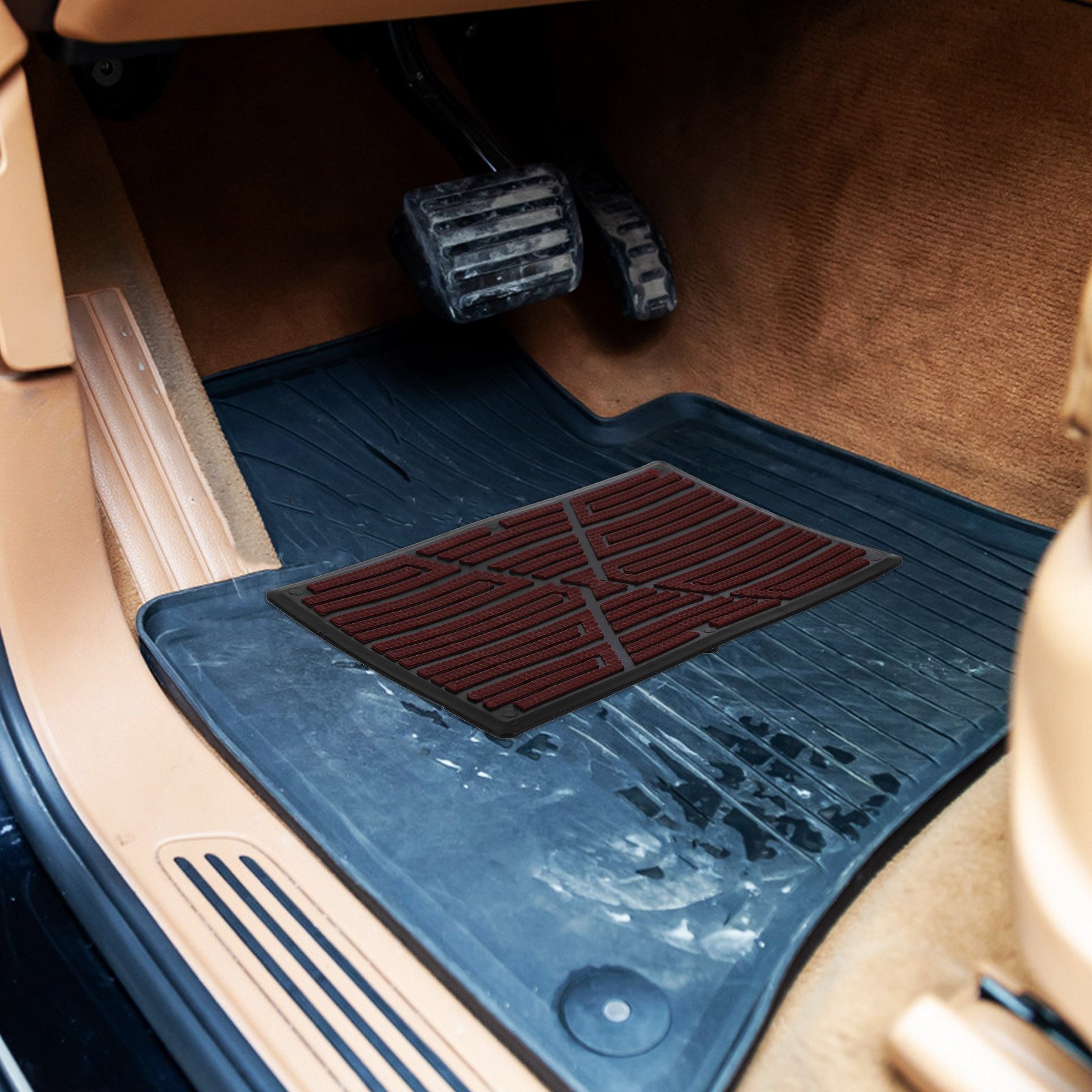 1Set Car Pedal Mat Patch Non-S - Car Floor Mat Rubber recension och pris