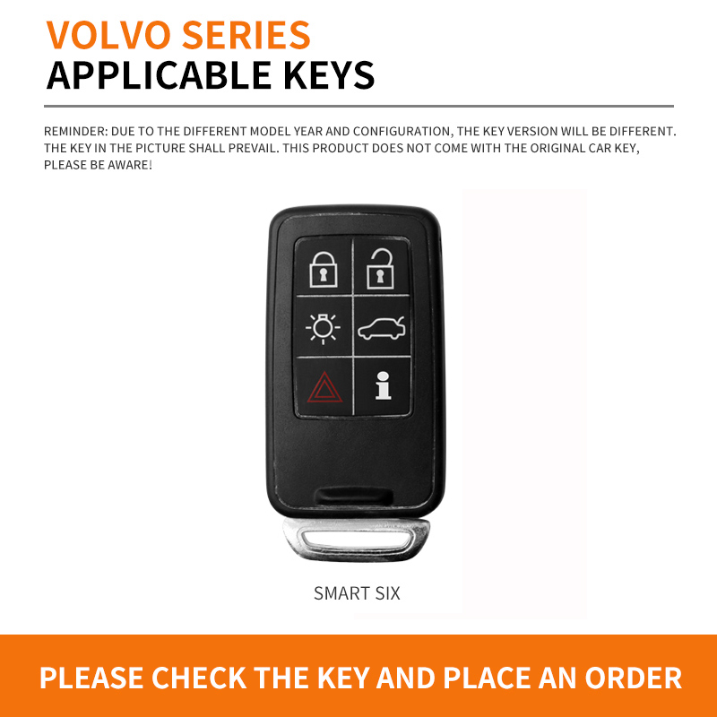 Zine Alloy Car Key Case Shell  - Volvo Car Accessories Xc90 recension och pris