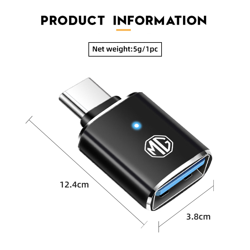 Car LED Type C To USB 3.0 Adap - Car Accessories Website recension och pris