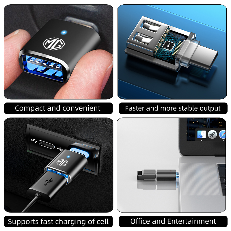 Car LED Type C To USB 3.0 Adap - Car Accessories Website recension och pris