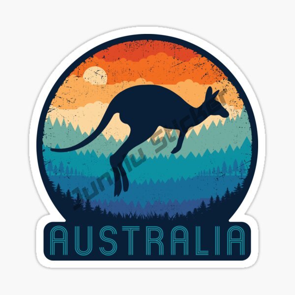 Australia Map BUMPER STICKER V - Car Accessories Australia recension och pris