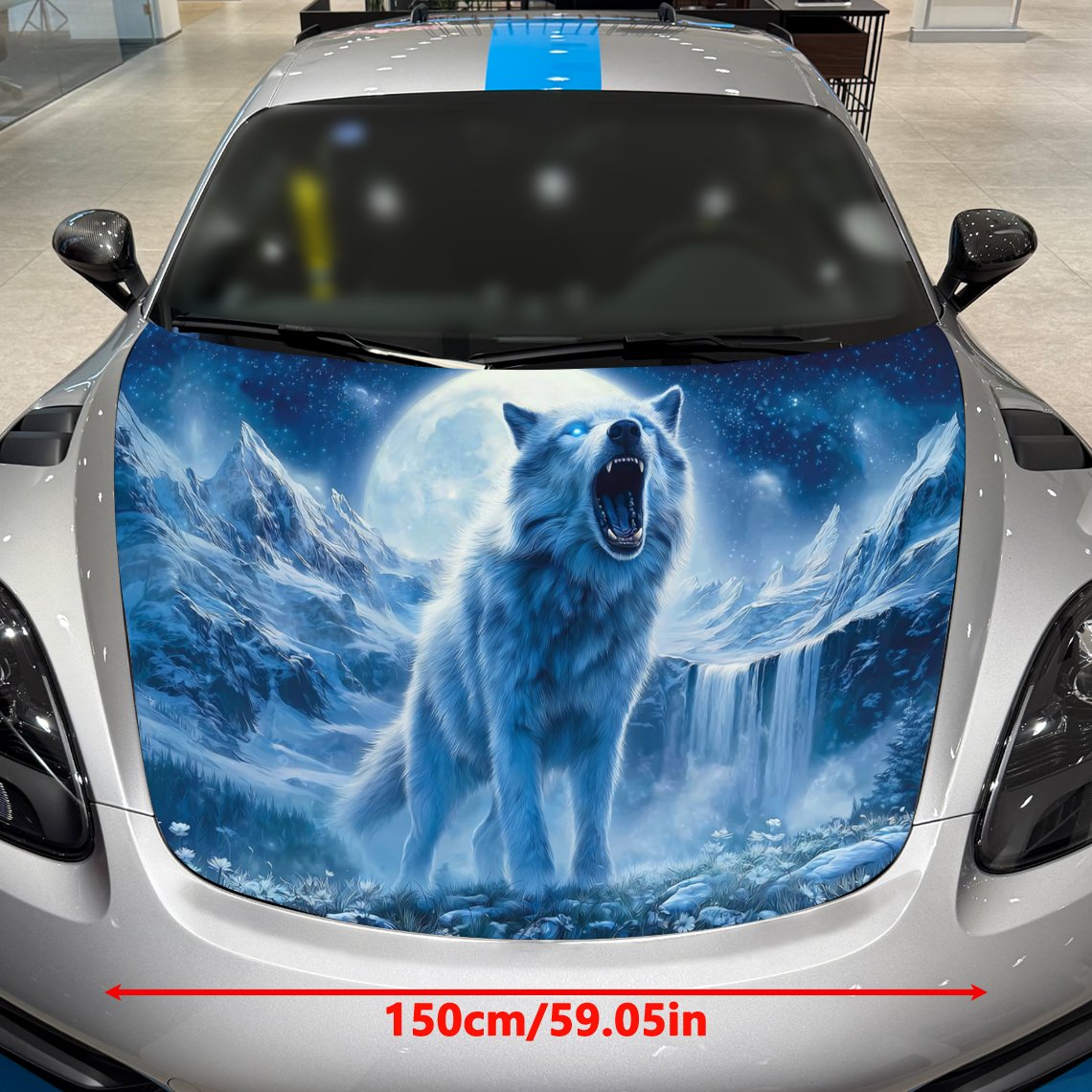Winter Mountain Night Scene Wo - Car Accessories For Winter recension och pris