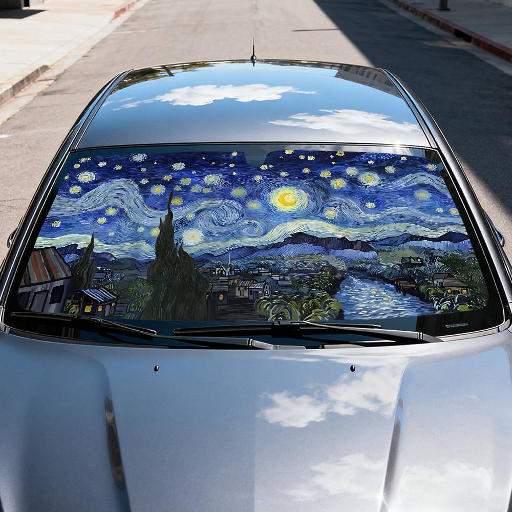 Starry Night V-Van G-Gogh Car  - Car Accessories Window recension och pris