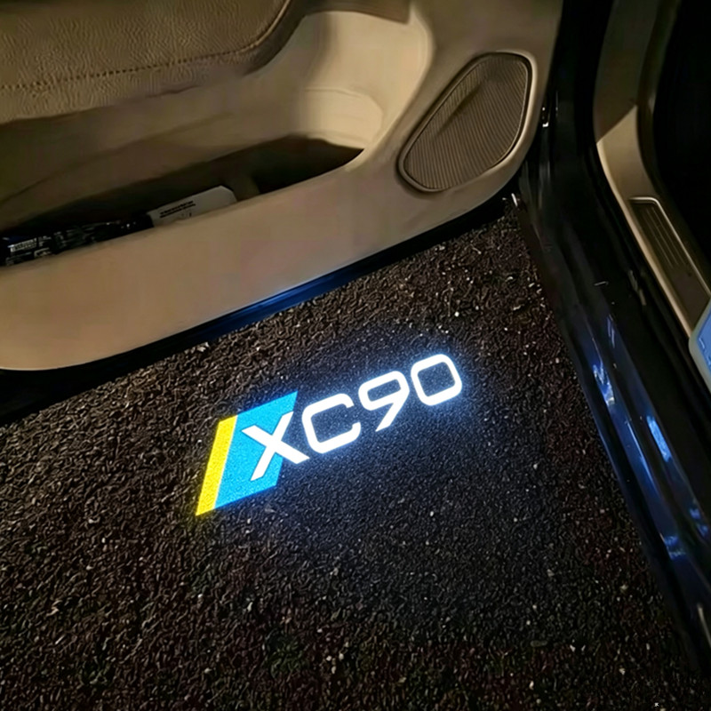 2PCS LED Car Door Welcome Warn - Volvo Car Accessories Xc90 recension och pris