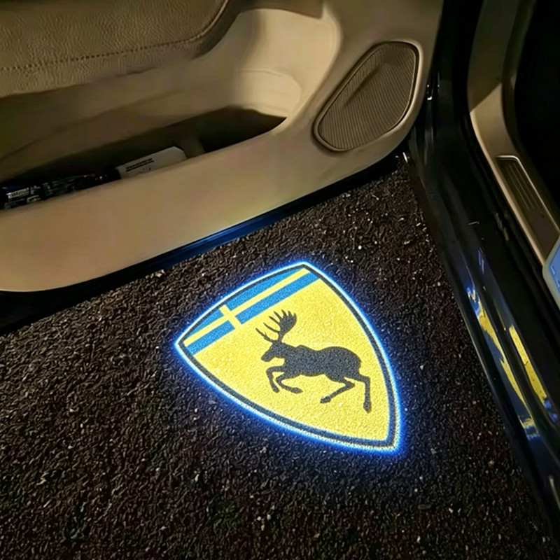 2PCS LED Car Door Welcome Warn - Volvo Car Accessories Xc90 recension och pris
