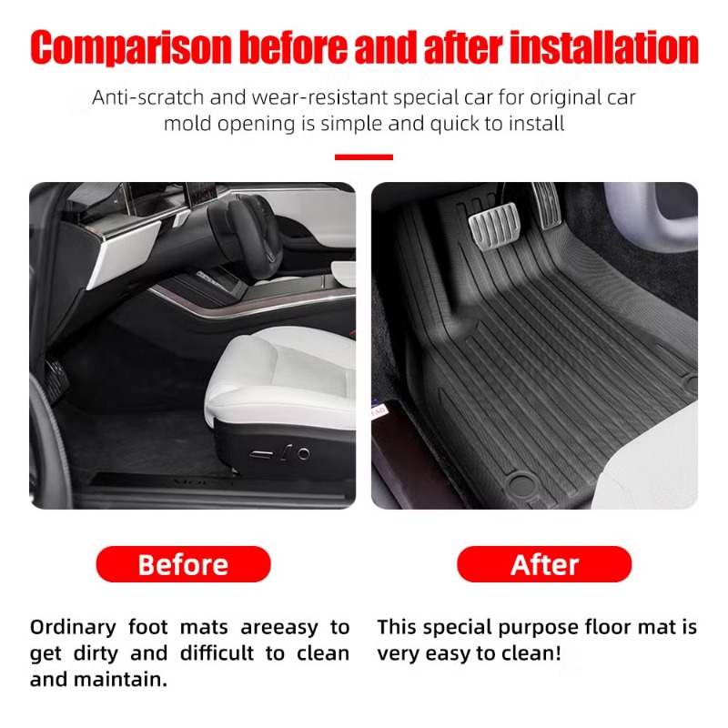 Car Floor Mats For Toyota Sien - Car Floor Mat Rubber recension och pris