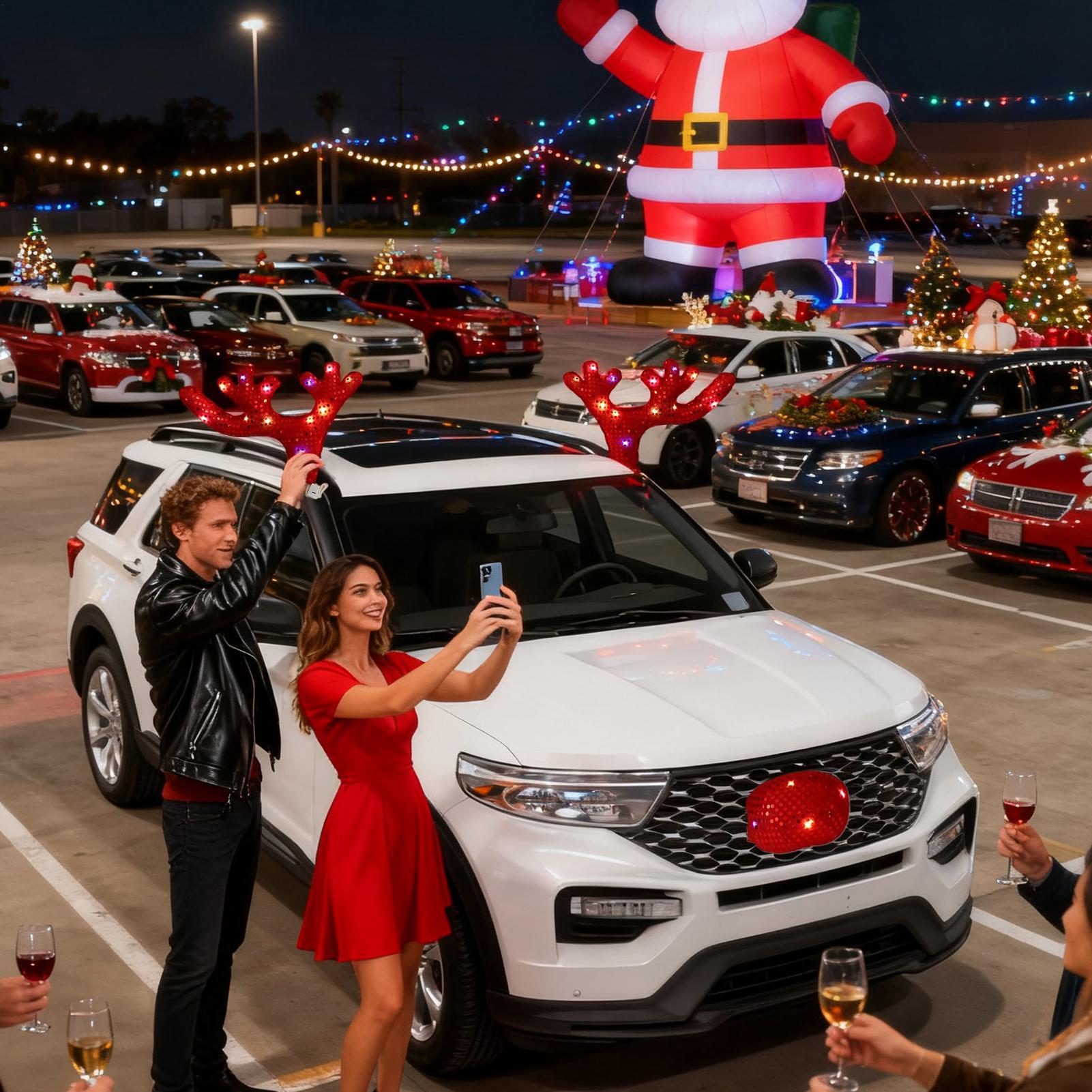 Car Christmas Decorations Cute - Car Accessories For Winter recension och pris