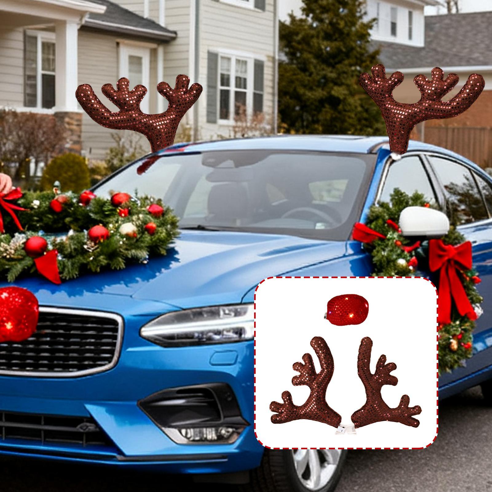 Car Christmas Decorations Cute - Car Accessories For Winter recension och pris