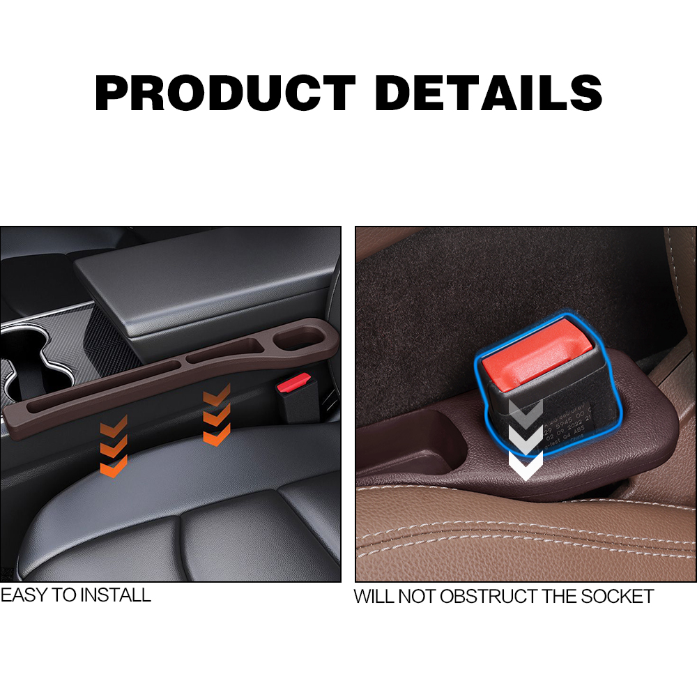 2PCS New Car Seat Gap Filler B - Car Accessories Website recension och pris