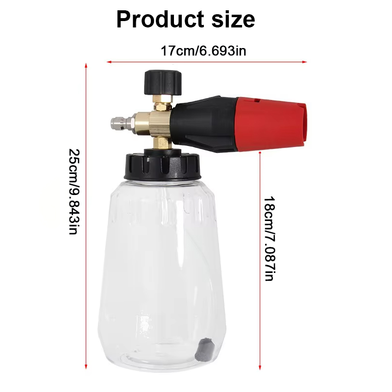 High Pressure PA Foam Cannon A - Car Accessories For Winter recension och pris