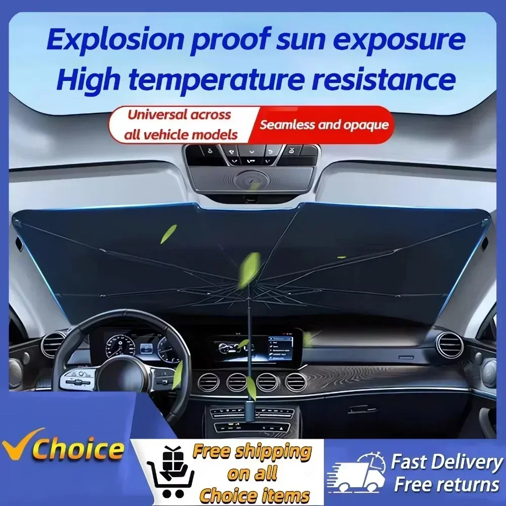 Car Windshield Sun Shade, Fold - Windshield Sun Shade recension och pris