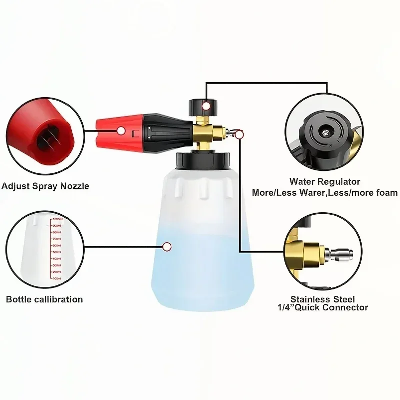 High Pressure PA Foam Cannon   - Car Accessories For Winter recension och pris