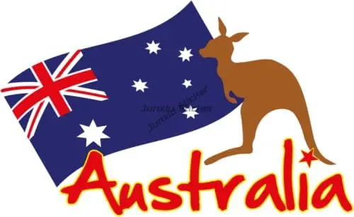 AUS Australia Flag Map Emblem  - Car Accessories Australia recension och pris