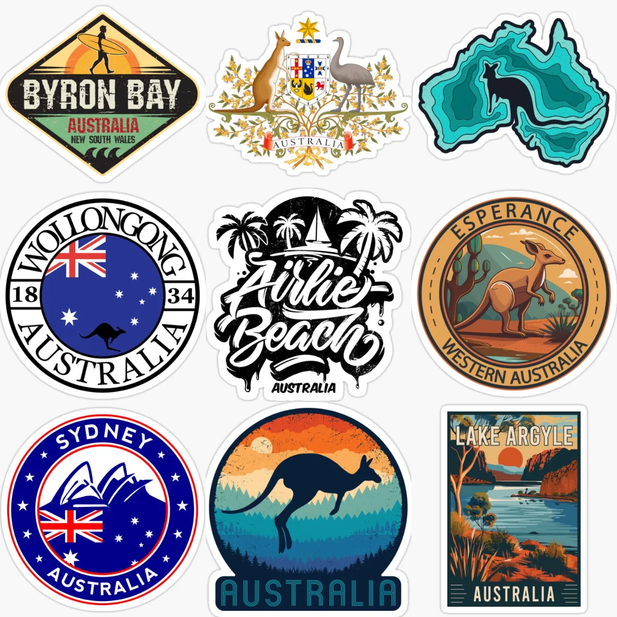 Australia Flag Map Kangaroo Em - Car Accessories Australia recension och pris