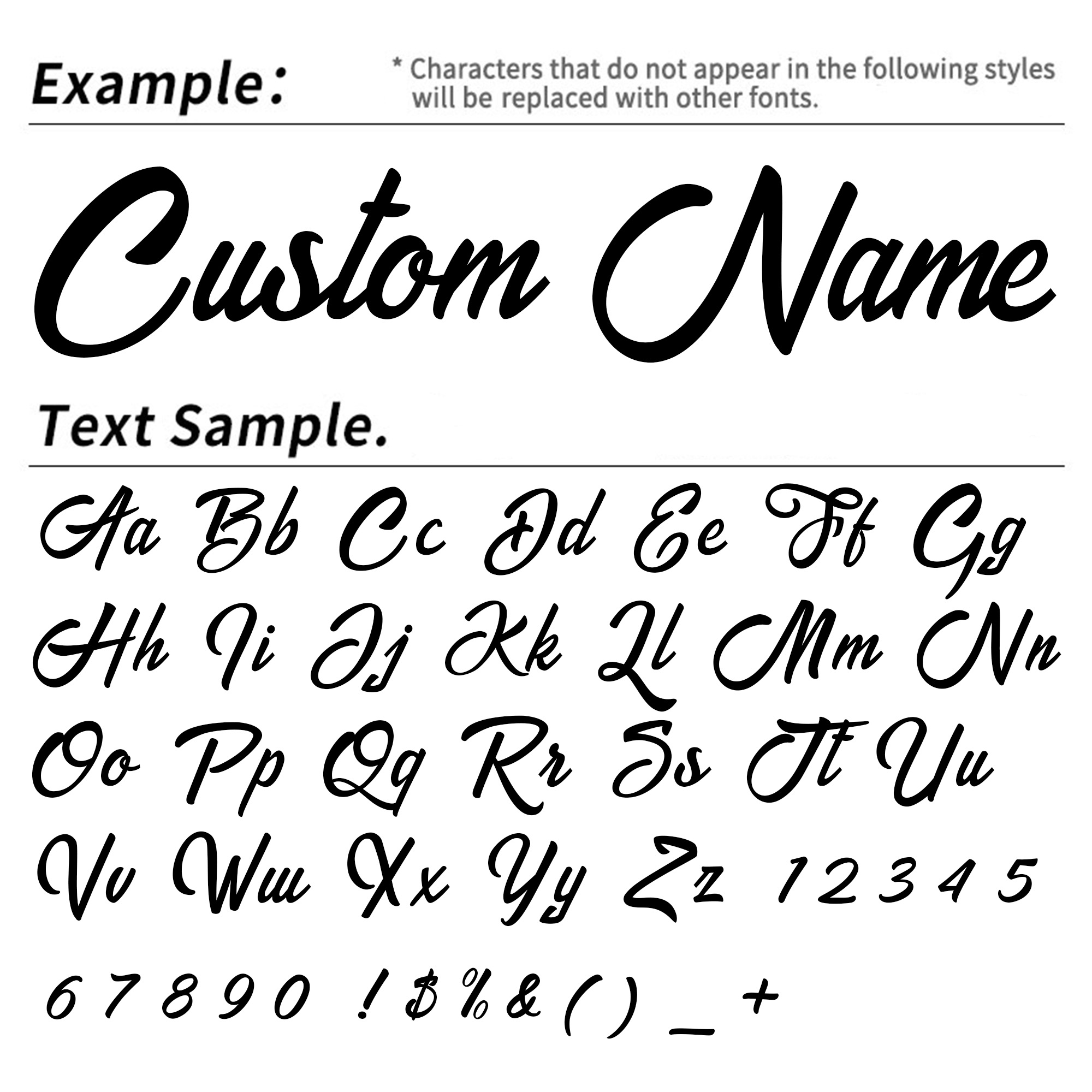 2PCS Custom Cursive Name Vinyl - Car Accessories Window recension och pris