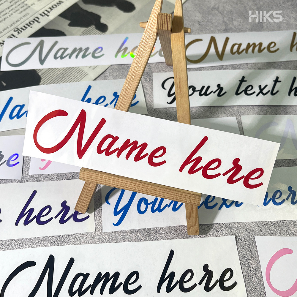 2PCS Custom Cursive Name Vinyl - Car Accessories Window recension och pris