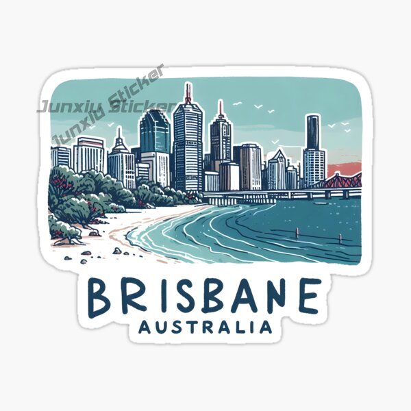 Australia BRISBANE Flag Vinyl  - Car Accessories Australia recension och pris