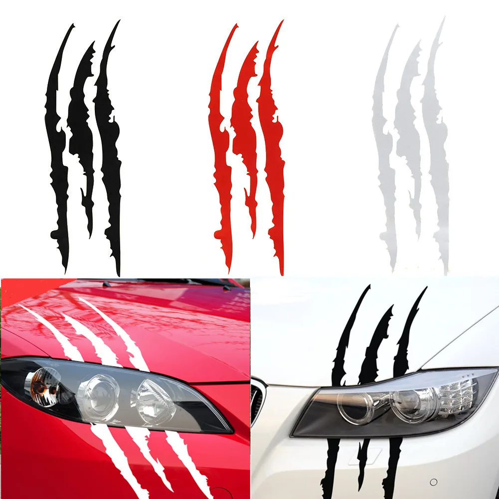 2pcs Monster Claw Marks Car He - Car Accessories Australia recension och pris