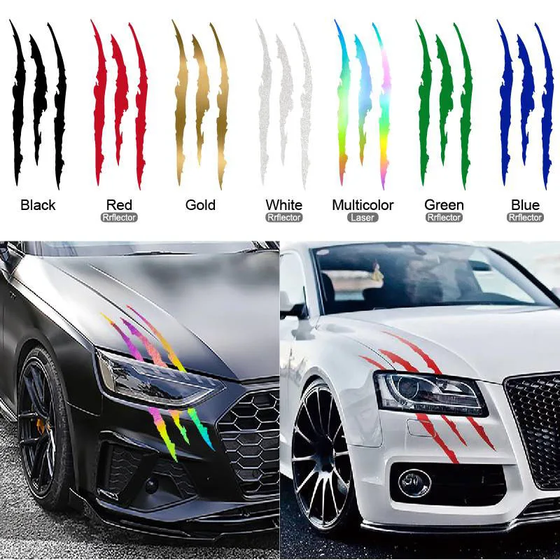 2pcs Monster Claw Marks Car He - Car Accessories Australia recension och pris