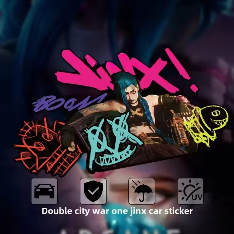 Arcane Jinx Graffiti Reflectiv - Car Accessories Window recension och pris