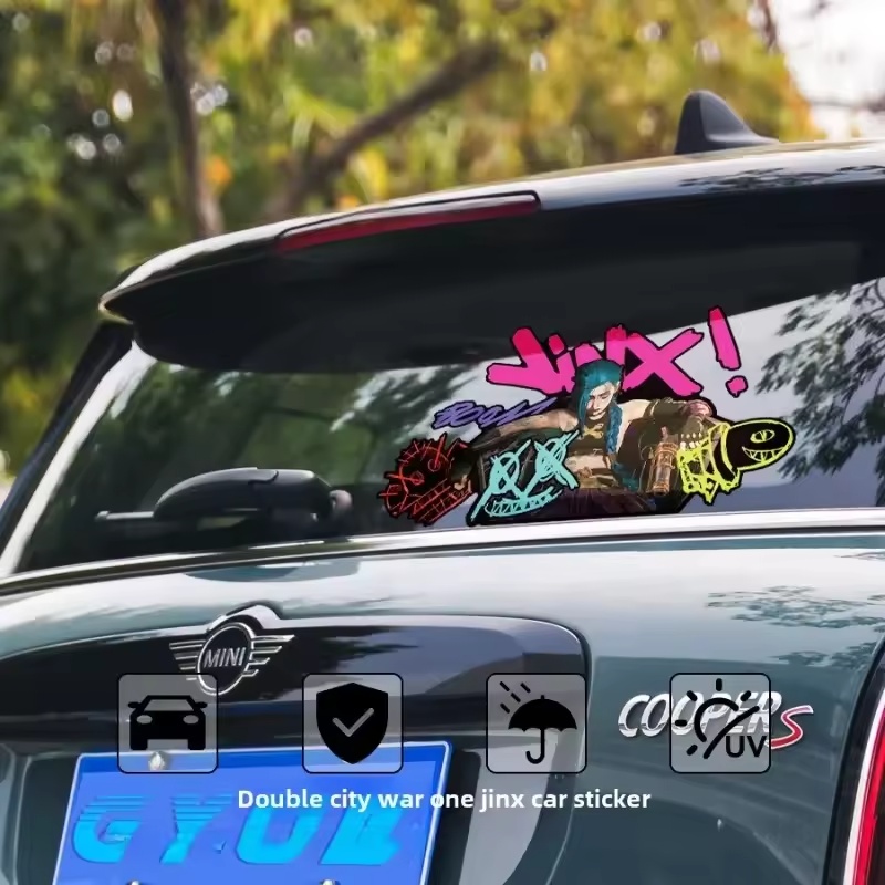 Arcane Jinx Graffiti Reflectiv - Car Accessories Window recension och pris
