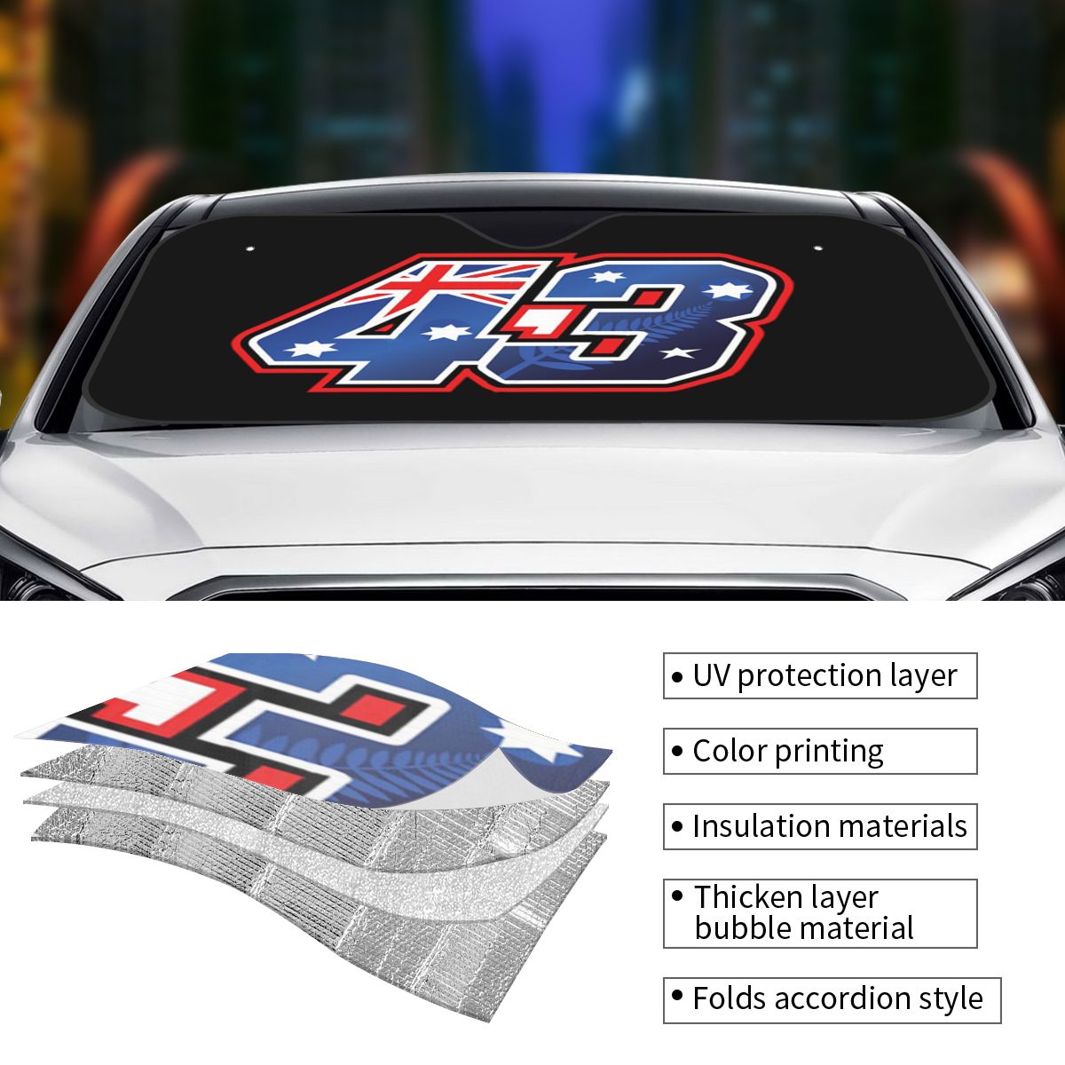 Jack Miller Number 43 Australi - Car Accessories Australia recension och pris