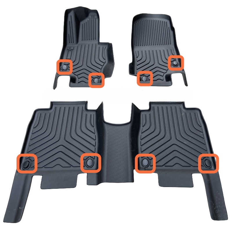 Custom Car Floor Mat for Merce - Car Floor Mat Rubber recension och pris