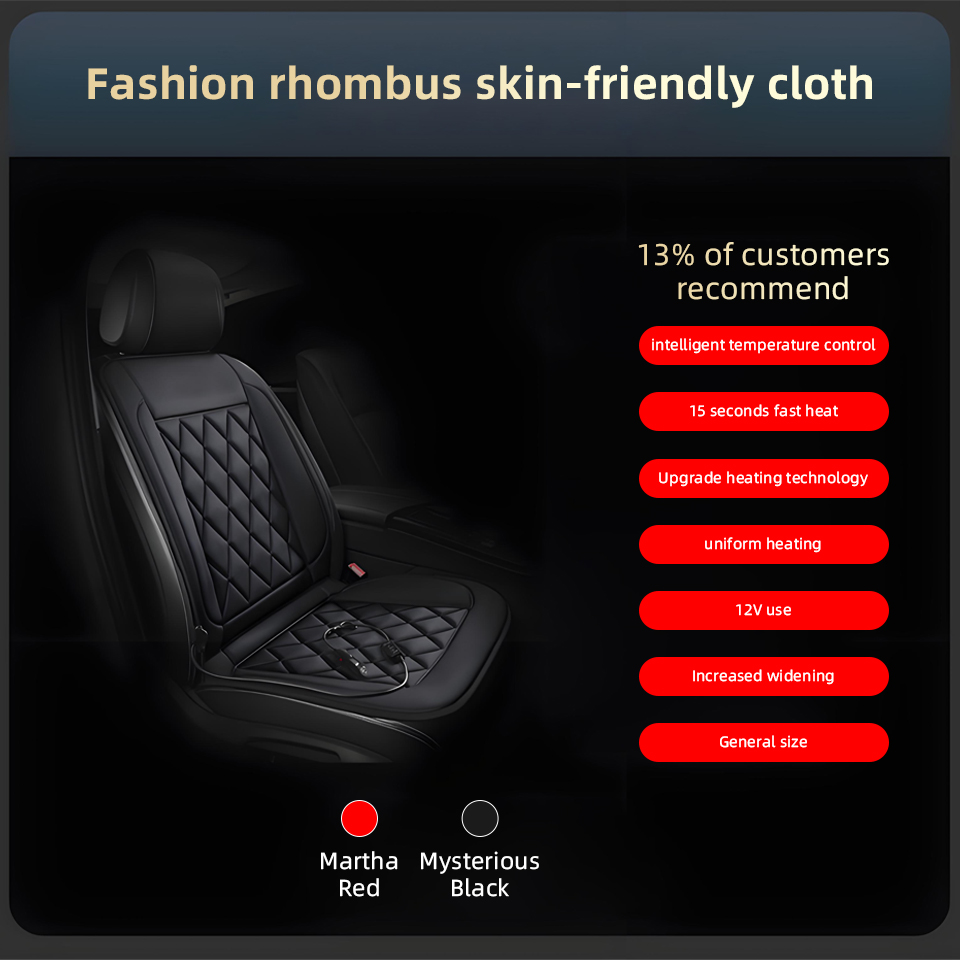 12V Universal Car Heated Seats - Car Accessories For Winter recension och pris