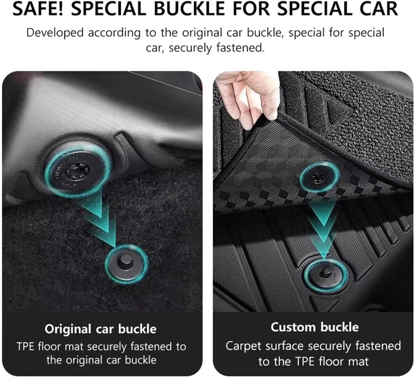 TPE Full Coverage Car Floor Ma - Car Floor Mat Rubber recension och pris