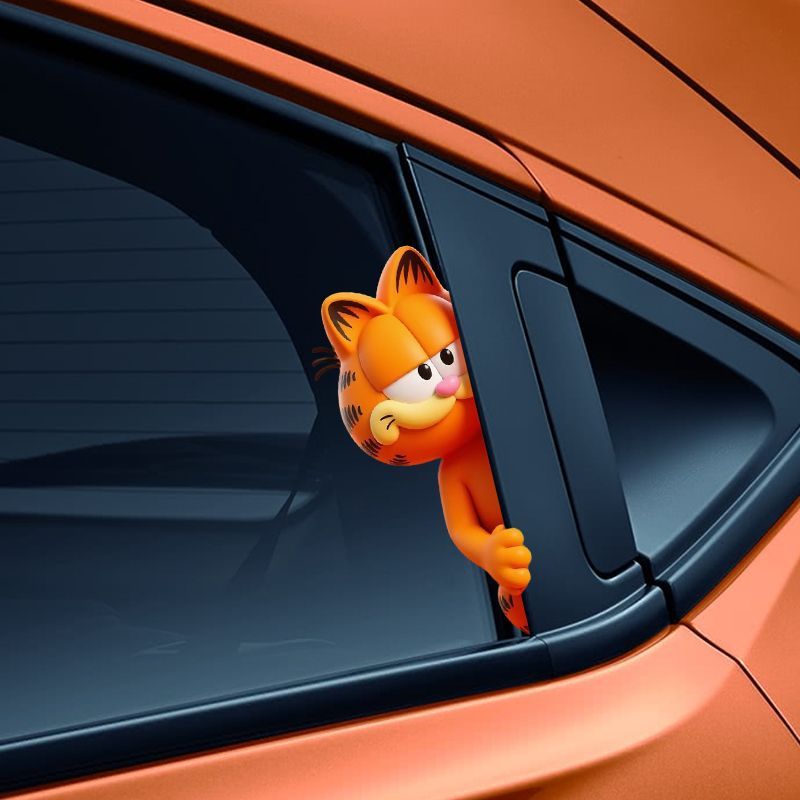 Garfield anime cartoon cute fu - Car Accessories Window recension och pris