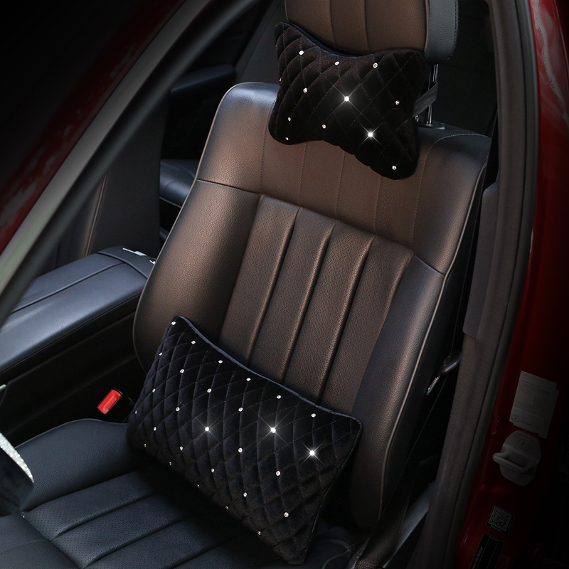 Bling Rhinestone Car Neck Pill - Car Accessories For Winter recension och pris