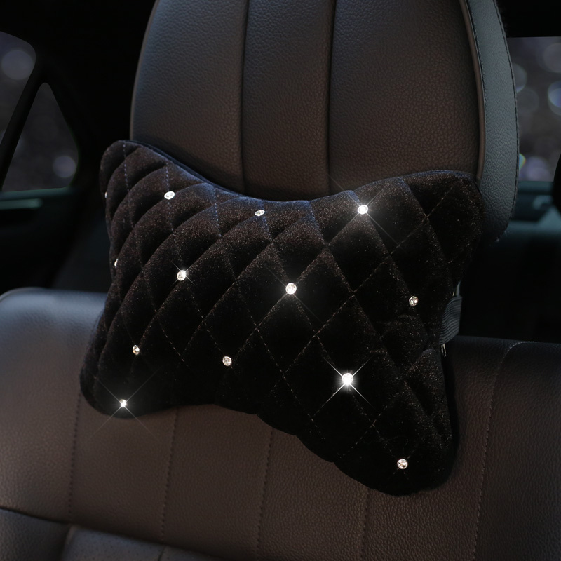 Bling Rhinestone Car Neck Pill - Car Accessories For Winter recension och pris