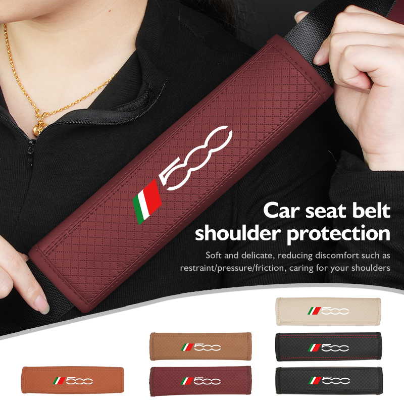 For Fiat 1/2PCS Car Seat Belt  - Car Accessories Low Price recension och pris