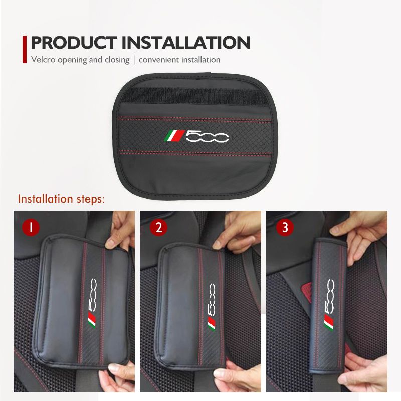 For Fiat 1/2PCS Car Seat Belt  - Car Accessories Low Price recension och pris