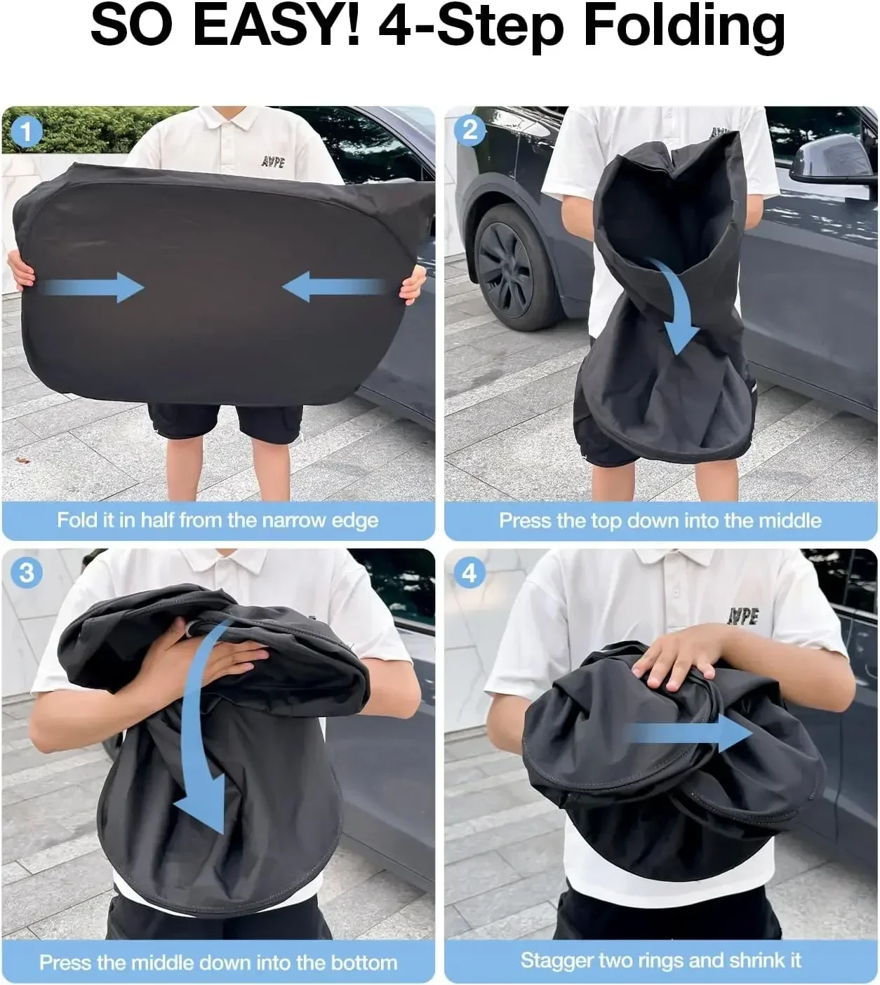 For Tesla Model Y Juniper Car  - Windshield Sun Shade recension och pris